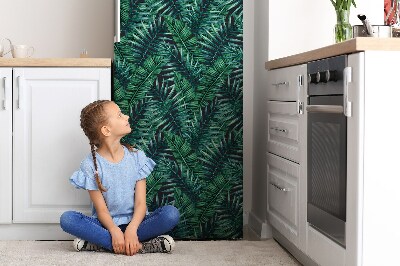 Imán decorativo para refrigerador Hojas tropicales