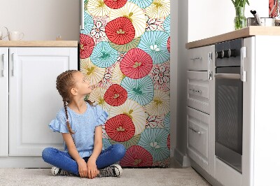 Imán decorativo para refrigerador Patrón floral