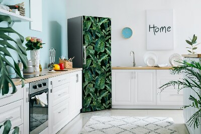 Imán decorativo para refrigerador Hojas tropicales