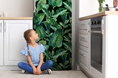 Imán decorativo para refrigerador Hojas tropicales