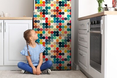 Imán decorativo para refrigerador Patrón geométrico