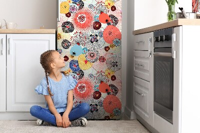 Imán decorativo para refrigerador Patrón floral