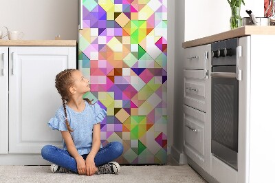 Imán decorativo para refrigerador Mosaico colorido