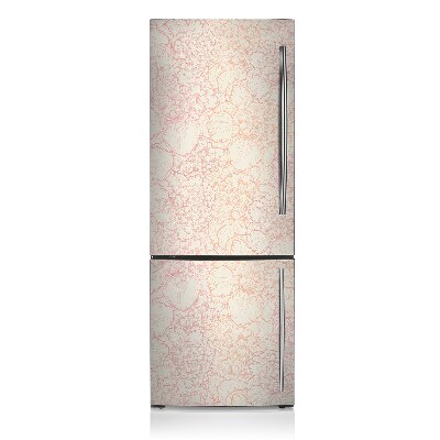 Imán decorativo para refrigerador Peonies pink