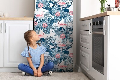 Imán decorativo para refrigerador Flamencos y manchas