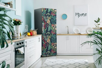 Funda magnética para refrigerador Patrón tropical