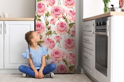 Imán decorativo para refrigerador Rosas hermosas