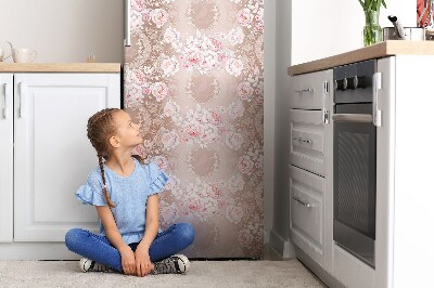 Imán decorativo para refrigerador Rosas blancas