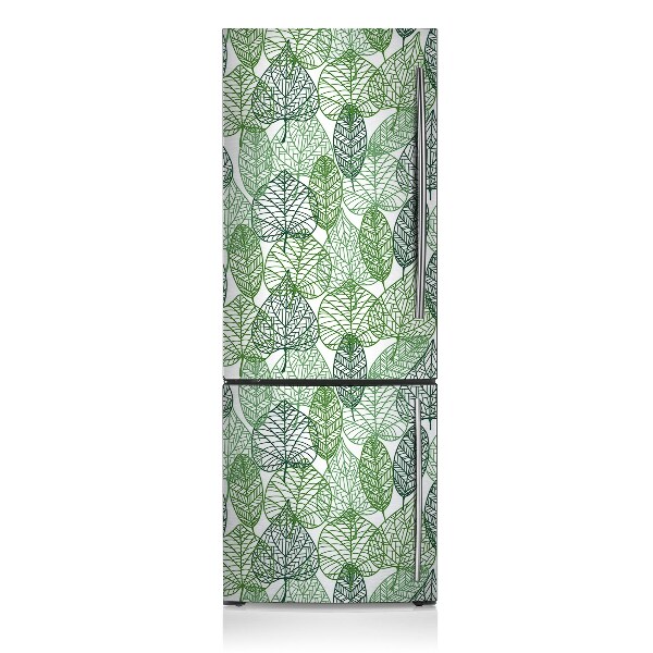 Funda magnética para refrigerador Hojas del bosque