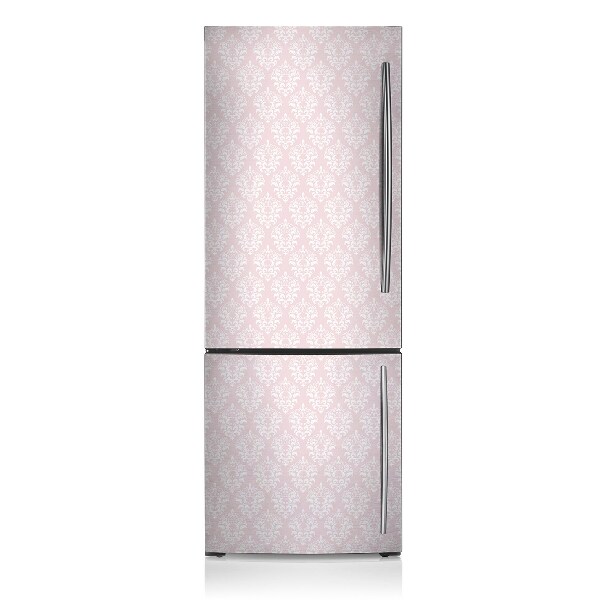 Imán decorativo para refrigerador Pink damaszek