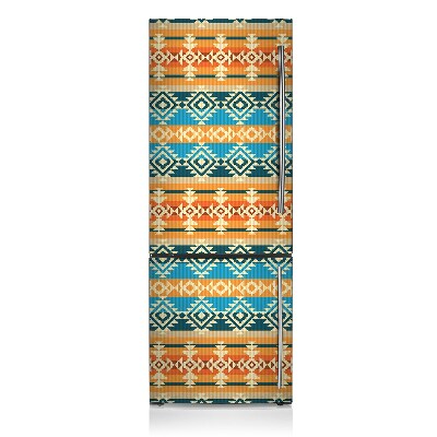 Imán decorativo para refrigerador Patrón de boho colorido