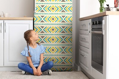 Imán decorativo para refrigerador Patrón geométrico