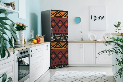 Imán decorativo para refrigerador Patrón africano