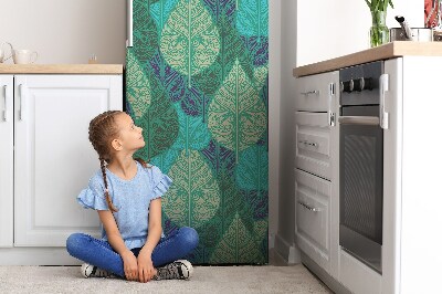 Imán decorativo para refrigerador Patrones verdes