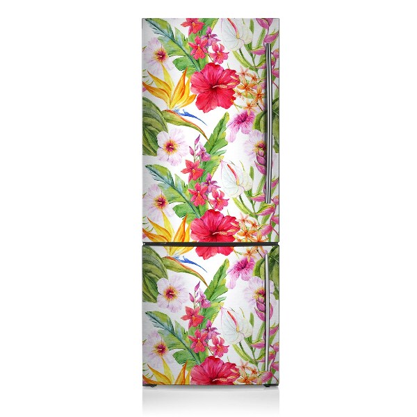 Funda magnética para refrigerador Hibisco exótico