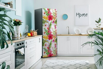 Funda magnética para refrigerador Hibisco exótico