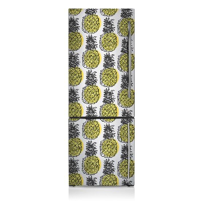 Imán decorativo para refrigerador Patrón de piña