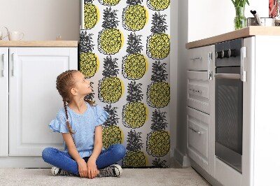 Imán decorativo para refrigerador Patrón de piña