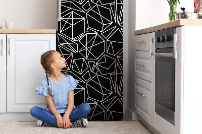 Imán decorativo para refrigerador Patrón geométrico