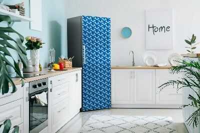 Imán decorativo para refrigerador Abstracción azul 3d