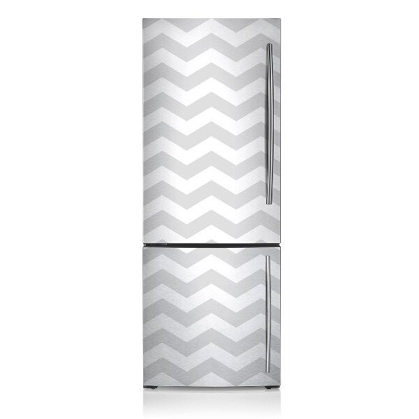 Funda magnética para refrigerador Zigzag gris