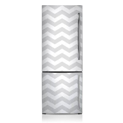 Funda magnética para refrigerador Zigzag gris