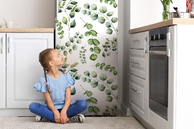 Cubierta magnética para refrigerador Eucalipto floral