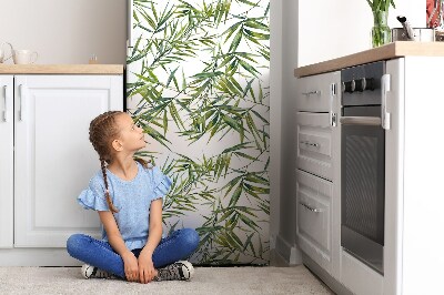 Imán decorativo para refrigerador Hojas exóticas