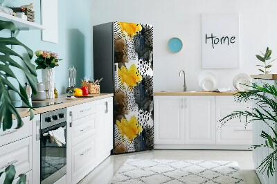 Imán decorativo para refrigerador Colores de otoño