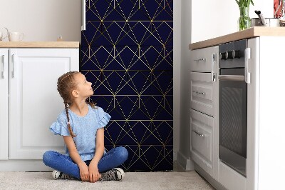 Imán decorativo para refrigerador Patrón de triángulos