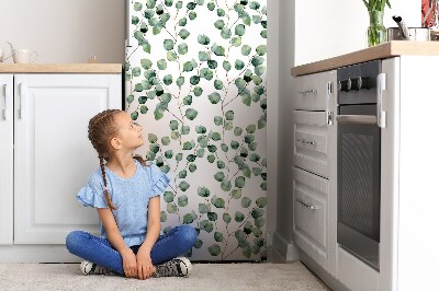 Imán decorativo para refrigerador Ramas con hojas