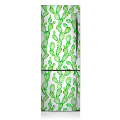 Funda magnética para refrigerador Cactus pastel