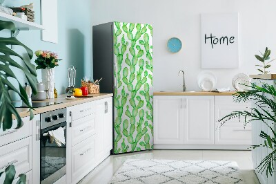 Funda magnética para refrigerador Cactus pastel