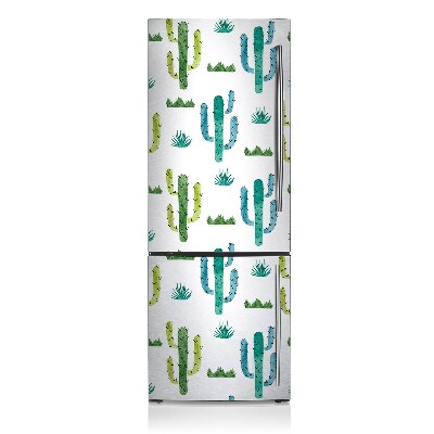 Funda magnética para refrigerador Cactus pintado