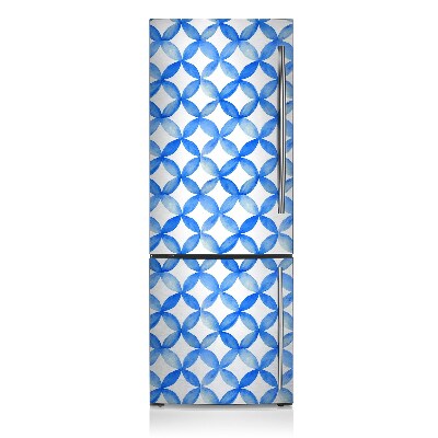 Imán decorativo para refrigerador Ruedas azules