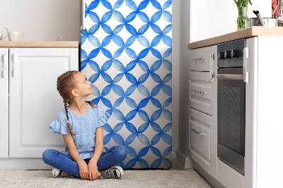 Imán decorativo para refrigerador Ruedas azules