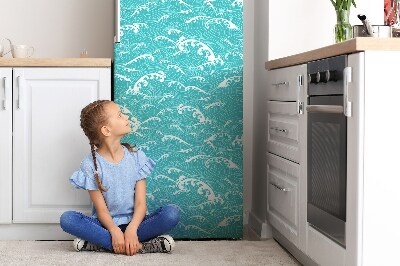 Imán decorativo para refrigerador Ondas