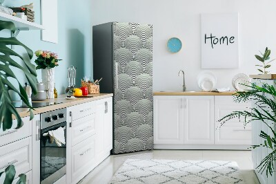 Imán decorativo para refrigerador Patrón semicircular