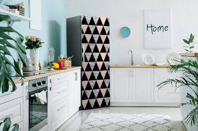 Imán decorativo para refrigerador Triángulos geométricos