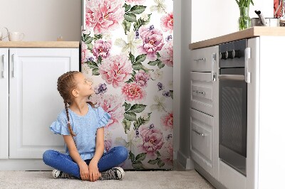 Imán decorativo para refrigerador Flores artificiales