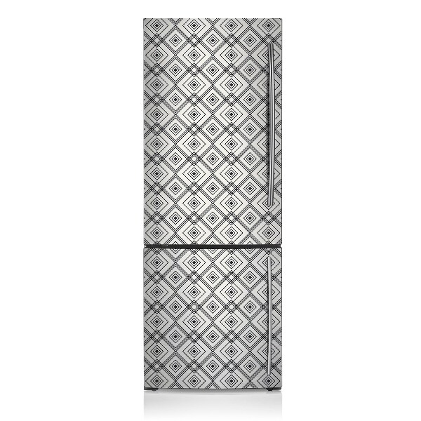 Imán decorativo para refrigerador Ilusión geométrica