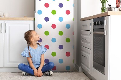 Imán decorativo para refrigerador Puntos coloridos