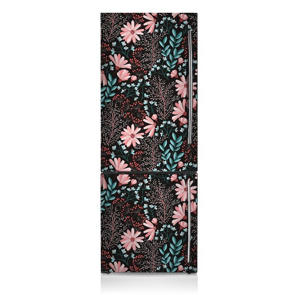 Funda magnética para refrigerador Flores vintage