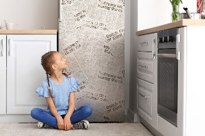 Imán decorativo para refrigerador Periódico vintage