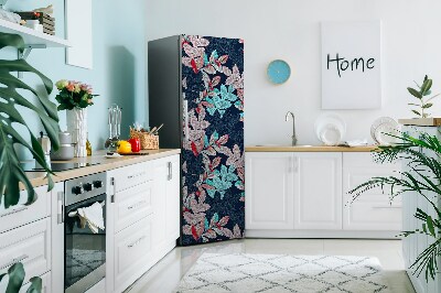 Imán decorativo para refrigerador Patrón de hojas