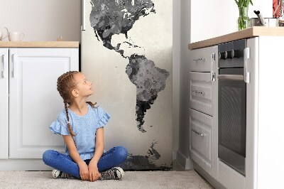 Imán decorativo para refrigerador Viejo mundo