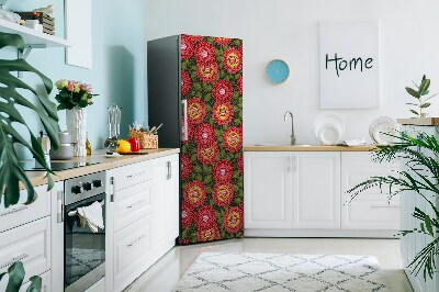 Imán decorativo para refrigerador Flor geométrica