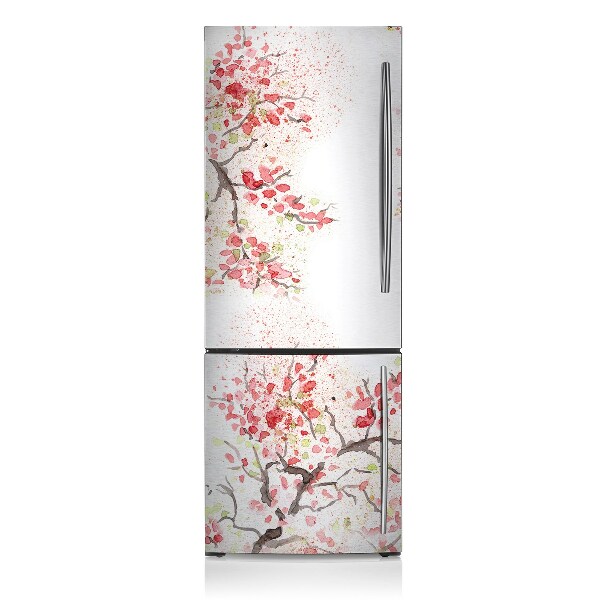 Imán decorativo para refrigerador Flores de cerezo