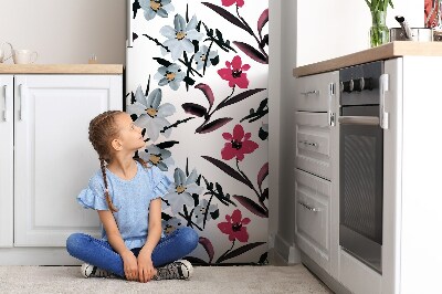 Funda magnética para refrigerador Hermosas flores