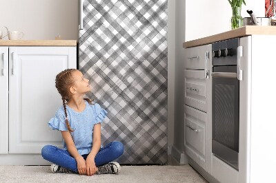 Imán decorativo para refrigerador Rejilla gris